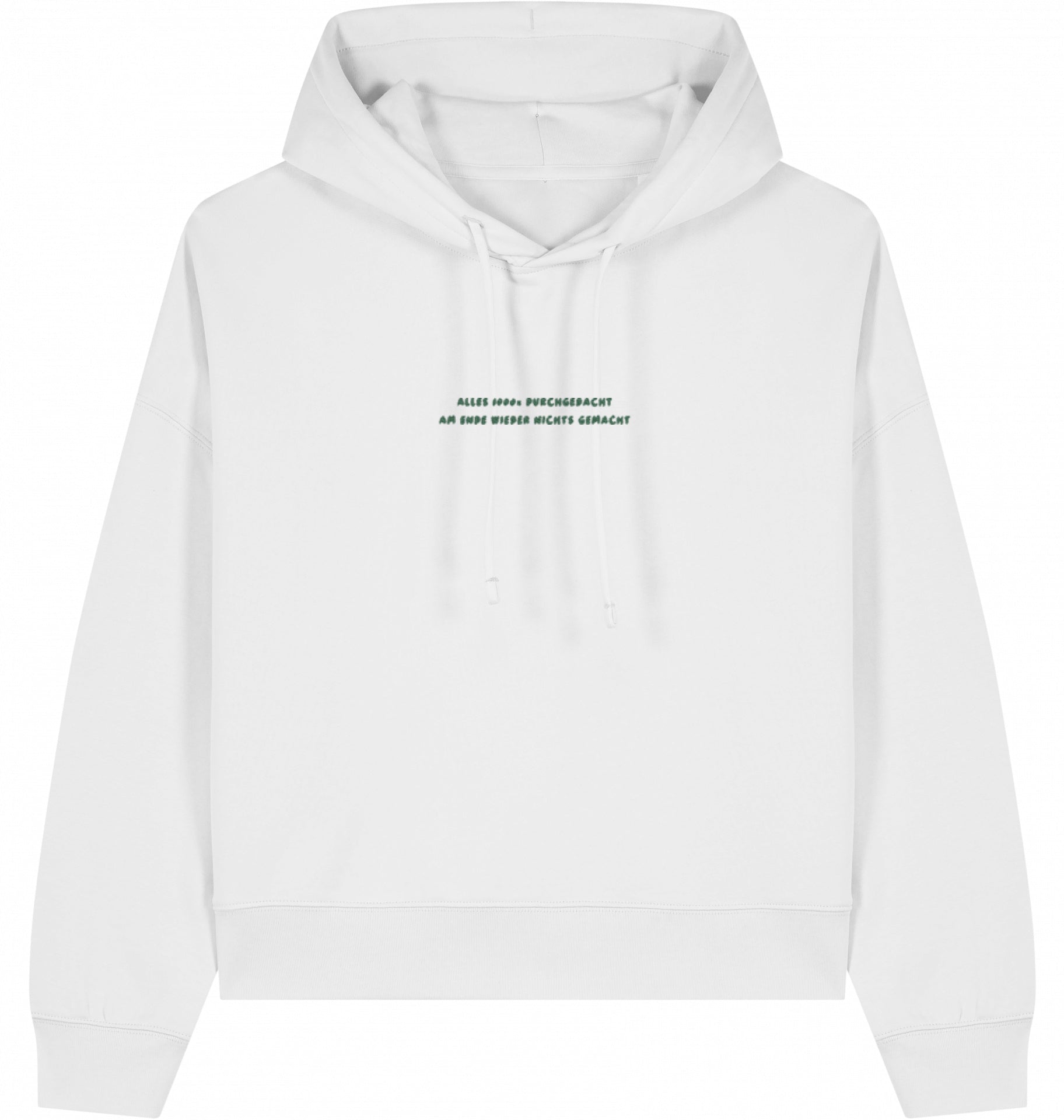 Hoodie grün/rosa