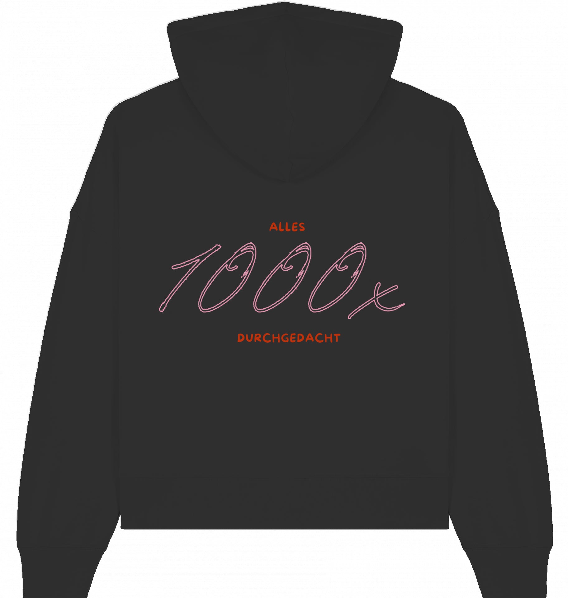 Hoodie rot/rosa