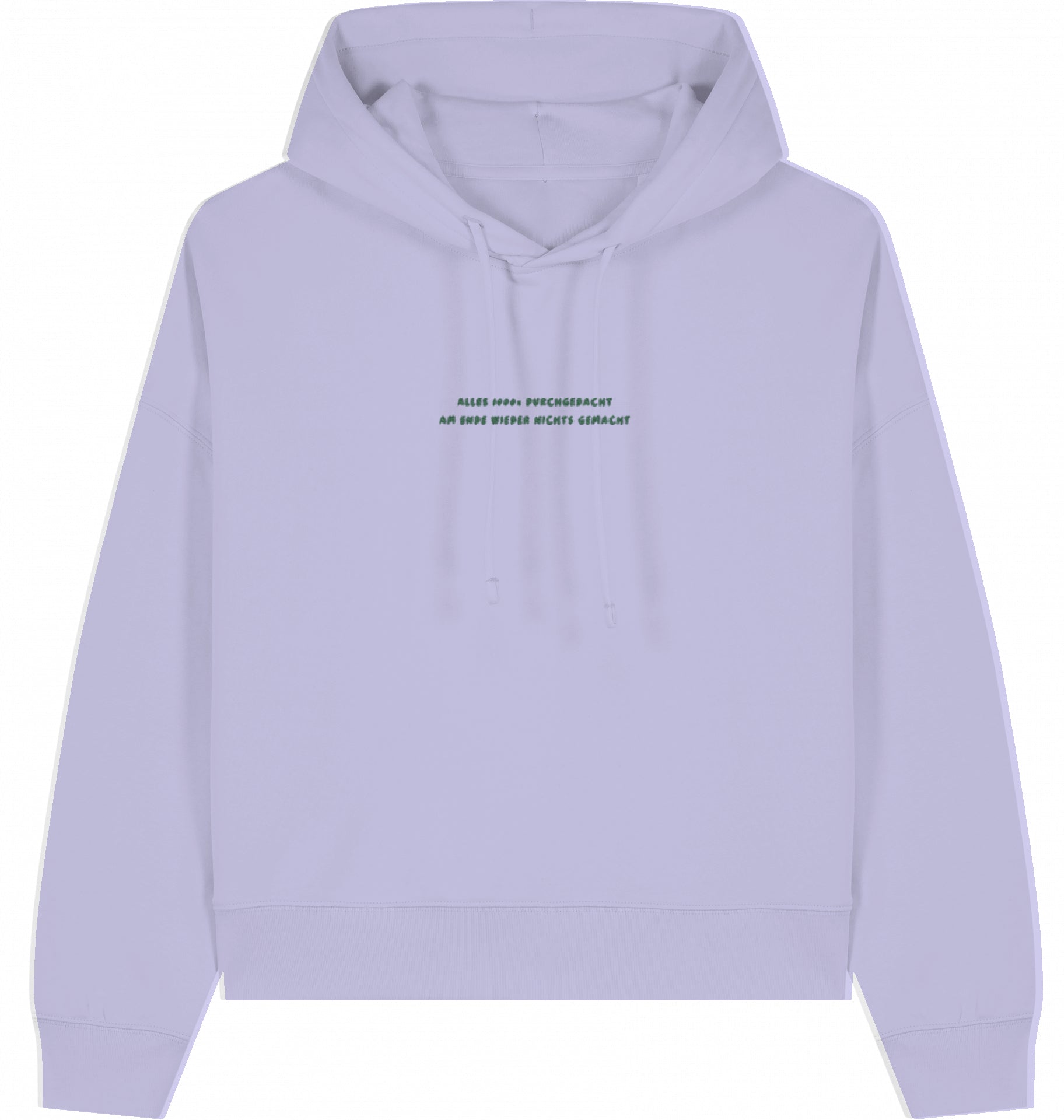 Hoodie grün/rosa