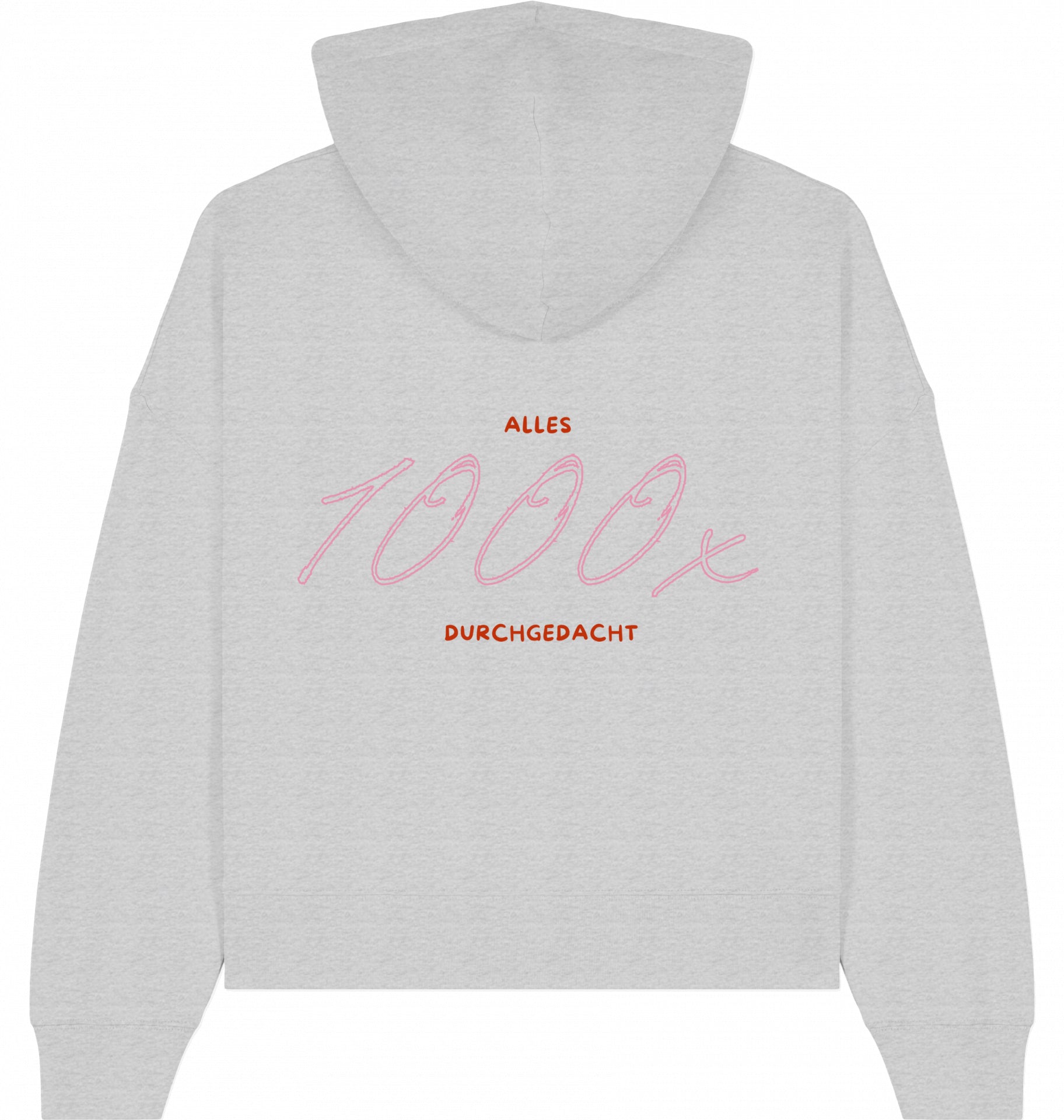 Hoodie rot/rosa