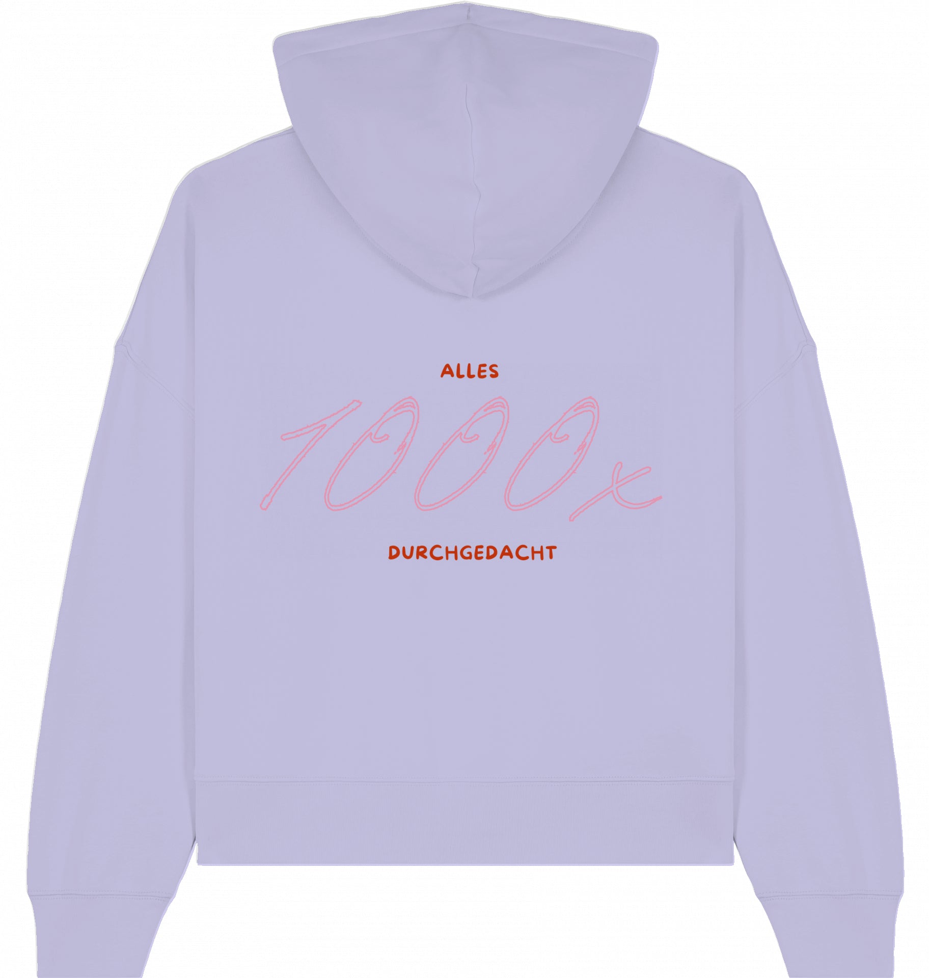 Hoodie rot/rosa