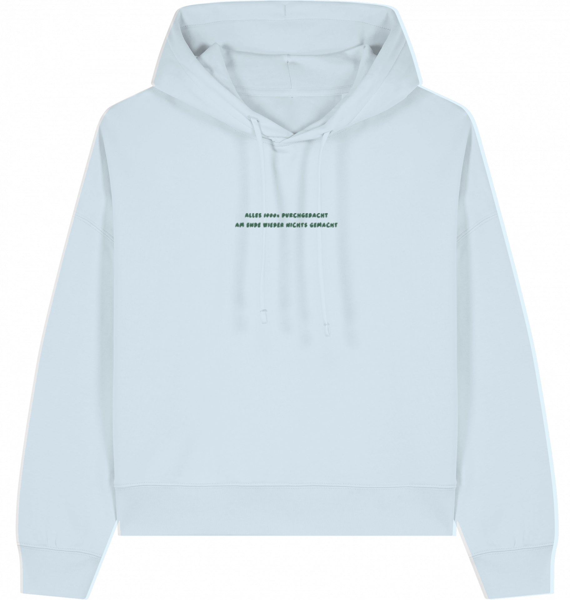 Hoodie grün/rosa