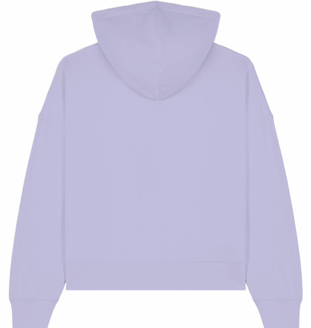 Hoodie Schrift gestickt grün