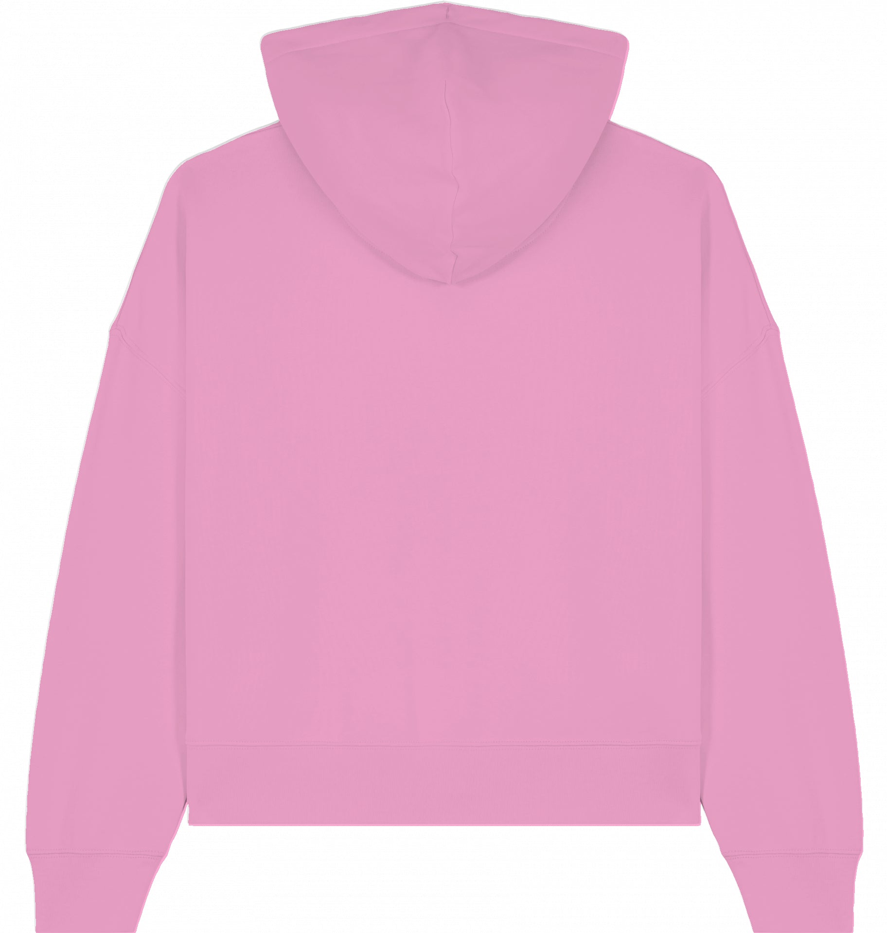 Hoodie Schrift gestickt grün