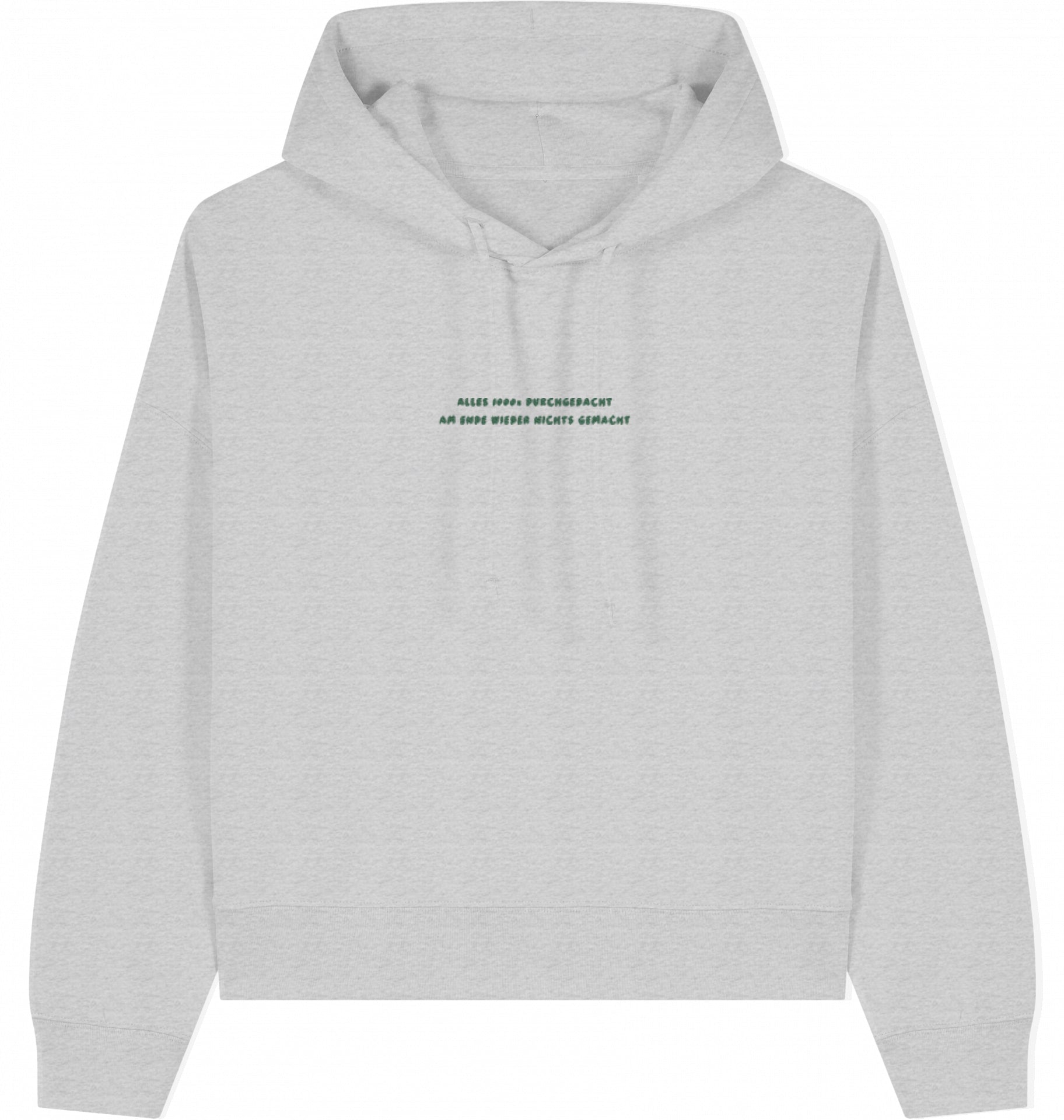 Hoodie grün/rosa
