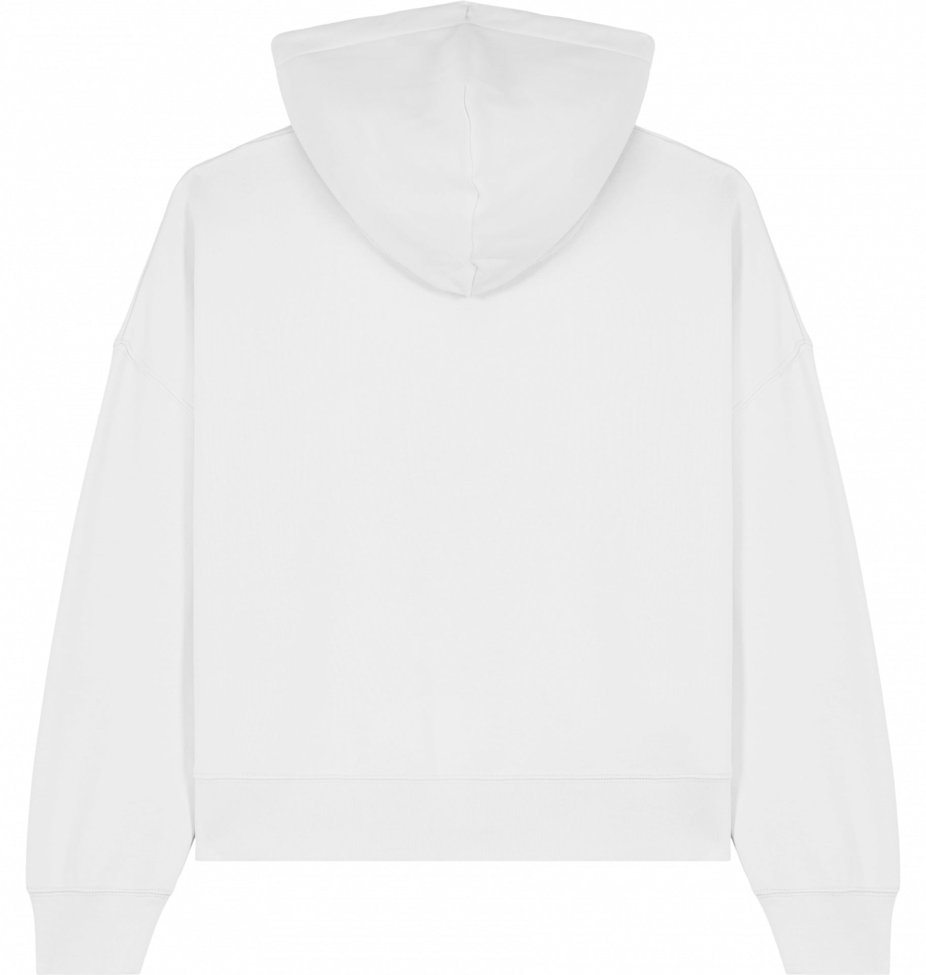 Hoodie Schrift gestickt grün
