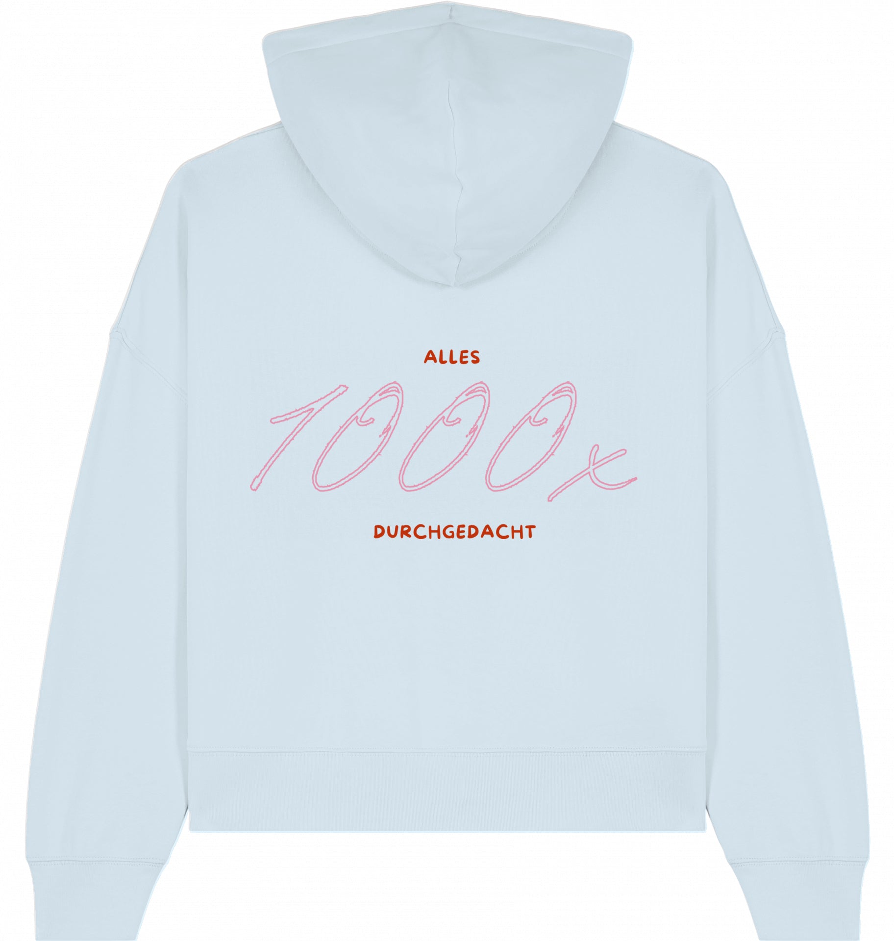 Hoodie rot/rosa