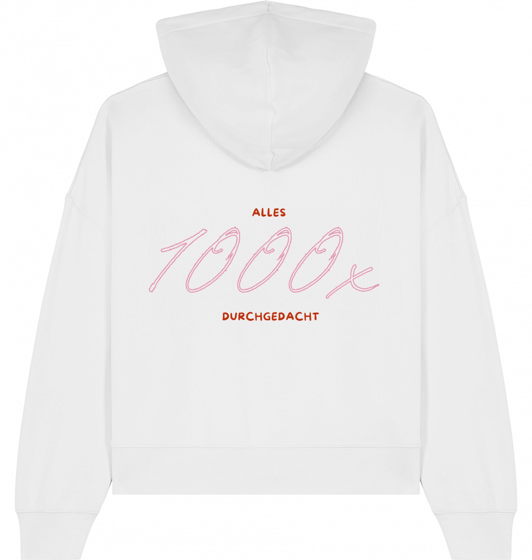 Hoodie rot/rosa